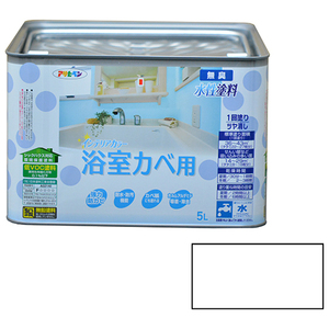 NEWインテリアカラー浴室壁 アサヒペン 塗料・オイル 水性塗料3 5Lーシロ