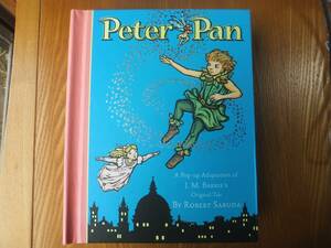 洋書 古本 とびだししかけ絵本 ピーターパン ロバート・サブダ Peter Pan Pop-up J.M. BARRIE Robert Sabuda