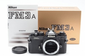 美品 希少 ほぼ未使用 Nikon ニコン FM3A ブラック フィルムカメラ ボディ 元箱