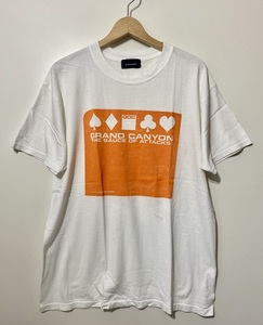 希少 初期☆grandcanyon グランドキャニオン GDC トランプ 半袖Tシャツ L-XL 白 ホワイト ブランドロゴ 