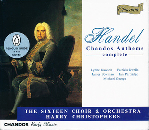CHANDOS　ヘンデル　シャンドス・アンセム全集　H.クリストファーズ　4CD
