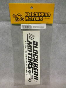 未使用未開封品 Blockhead Motors BH Old logo Sticker Old Logo Decal Sheet