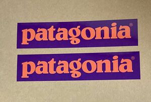 【正規品】 パタゴニア Patagonia カラーロゴ ステッカー 2枚セット