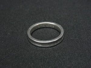 1円 ■美品■ TIFFANY＆Co ティファニー 1837 ナロー SV925 リング 指輪 アクセサリー 約14号 レディース メンズ シルバー系 BK0465