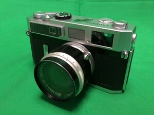 CANON キャノン model7 一眼レフ フィルムカメラ 7型 レンズセット ファインダー フード ケース付 ジャンク 動作未確認