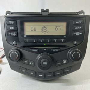 純正 HONDA ホンダ 39050-SEA-9110-M1 オーディオ CL7 CL8 CM1 CM2 アコード エアコンパネル AUX CD FM AM 社内REF:S240311-101