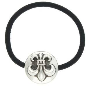 クロムハーツ Chrome Hearts HAIRBAND/BSフレアボタンヘアゴム シルバーコンチョ 中古 SS07