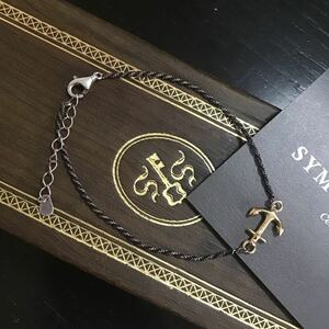 定価42,900円 シンパシーオブソウル SYMPATHY OF SOUL Small Anchor Chain Bracelet スモールアンカーチェーンブレスレット Silver×K18YG