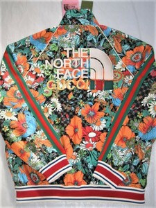 22SS 国内正規 新品未使用 第2弾 GUCCI x THE NORTH FACE グッチ ノースフェイス フローラル 花柄 GG ジャケット M ジャージ ダウン adidas