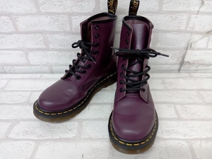 Dr.Martens 8ホール パープル ☆ レディース ブーツ ドクターマーチン UK4 約23cm 11821