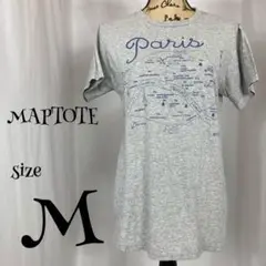 【MAPTOTE】マップトート　(M)トップス　カットソー　半袖デザインTシャツ