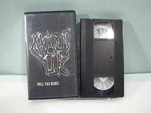 ☆【VHS】CHAOS UK/POLL TAX BLUES ※再生未確認　（管理：6000）