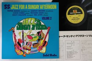 LP Various Jazz For A Sunday Afternoon 2 LAX3155 SOLID STATE Japan /00260