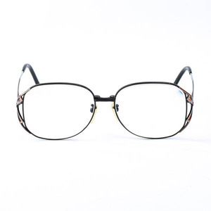 YVES SAINT LAURENT イヴサンローラン 度入り スクエア型 眼鏡 メガネ フルリム アンティーク メタルフレーム #28791
