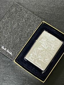 zippo ポールスミス ヴィンテージ 前面刻印 希少モデル 1999年製 Paul Smith シルバーインナー 1999年製 ケース 保証書付き