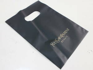 14 Yves Saint-Laurent YSL BEAUTE イヴ・サン＝ローラン ナイロン袋 BLACK ブラック 黒 袋 紙袋 ショップ袋 ショッパー ショッピング袋