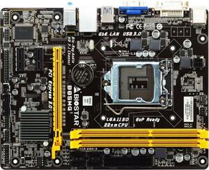 美品 BIOSTAR B85MG マザーボード Intel B85 LGA 1150 MicroATX DDR3
