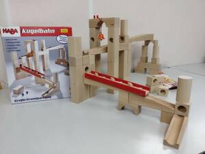 美品♪ HABA クーゲルバーン 木のおもちゃ 積み木 kugelbahn 組み立て トイ ドイツ製