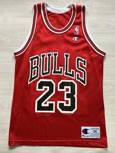 希少！ NBA BULLS マイケル・ジョーダン JORDAN #23 シカゴ・ブルズ Champion チャンピオン ヴィンテージ ユニフォーム