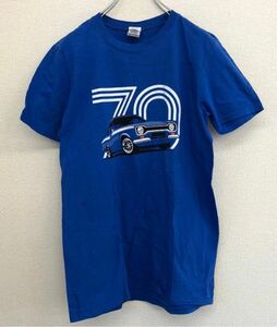 【レア】　クラッシックカー　旧車　70周年記念　半袖Tシャツ　メンズ　Mサイズ　GT-R　スカイライン　クーペ　セリカ　シビック
