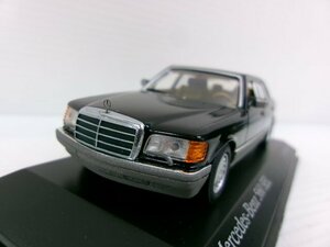 ミニチャンプス 1/43 メルセデスベンツ 560SEL 1989-1991 ブラック (2502-257)