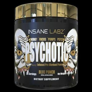 ★ラスト一個！訳ありサービス品★国内未発売★爆裂覚醒プレワークアウト！Insane Labz Psychotic Gold 15回分 グミキャンディ味★