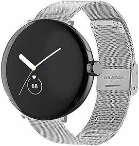 [PONATTENO] 腕時計ベルト 互換性For Google Pixel Watch 対応 専用バンド 替えベルト ステンレス