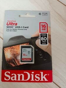 SanDisk SDHCカード 16GB UHS-I 80MB/s 