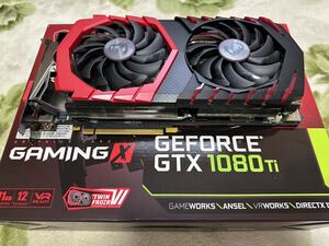 GTX1080Ti ビデオカード グラフィックボード MSI GEFORCE GTX 1080 Ti GAMING X 11G