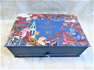 GODIVA 50周年アニバーサリー 引き出し付き空き箱 小物入れ/アクセサリー箱に 送料無料