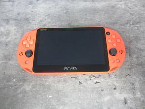 ソニー PS VITA 本体 オレンジ系/PCH-2000/動作未確認 ジャンク/PlayStation Vita