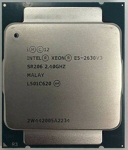 2個セット Intel Xeon E5-2630 v3 SR206 8C 2.4GHz 20MB 85W LGA2011-3 DDR4-1866