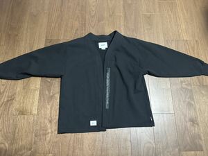 23SS WTAPS ダブルタップス　231ATDT-CSM15サイズ02 ブラック　スェットカーディガン