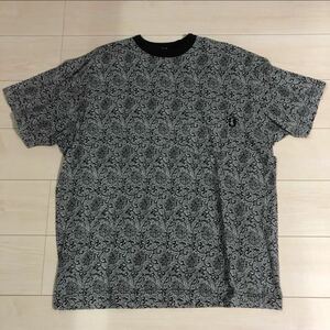 80s old stussy 総柄Tシャツ XL オールドステューシー スタジャン デニム 黒タグ