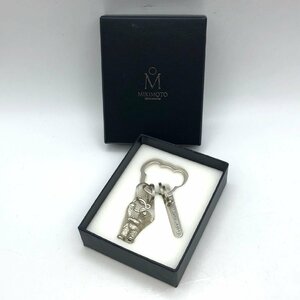 1円～/MIKIMOTO/ミキモト/シルバーカラー/キーリング/キーホルダー/コレクション/雑貨/箱付/H061