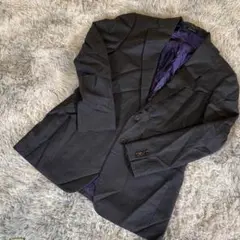 【テーラーメイド】 メンズ スーツジャケット （L） チャコールグレー 高級
