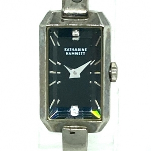 KATHARINEHAMNETT(キャサリンハムネット) 腕時計 - KHM-8004 レディース 黒