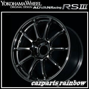 ★YOKOHAMA WHEEL ADVAN Racing RSⅢ forEuropeanCars 19×8.5J 5/108 +45★BSP/ブラッククローム★新品 1本価格★