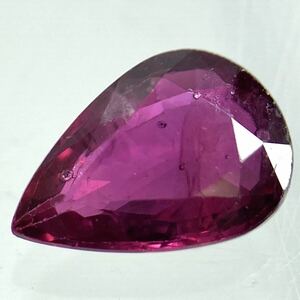 〔天然ルビー0.678ct〕a 約6.94×4.85mm ルース 裸石 corundum コランダム RUBY 宝石 ジュエリー 