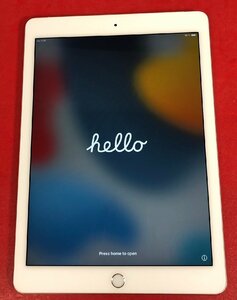 1円～　Apple iPad Air2 / Wi-Fi + Cellular / 16GB / シルバー / iOS 15.8.1 / 9.7型 (2048×1536) / A1567 / au 判定〇 / バッテリー76%
