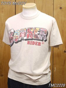 新品 トイズマッコイ BOMBER RIDER Tシャツ M ベージュ TMC2228 toysmccoy 