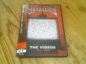 DVD：METALLICA メタリカ ザ・ビデオズ 1989-2004：帯付