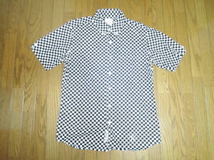 uniform experiment ユニフォームエクスペリメント チェッカーフラッグ チェックシャツ 2 白黒 半袖 SOPHNET. / ソフネット