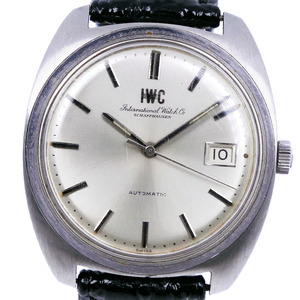 IWC インターナショナルウォッチカンパニー オールドインター R819AD 腕時計 SS 自動巻き メンズ シルバー文字盤【I130223018】中古