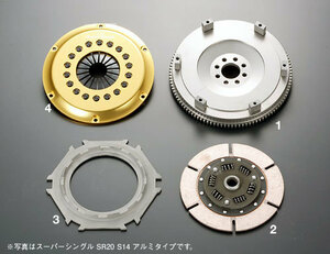 OS技研 スーパーシングルクラッチ アルミカバーオーバーホールキット O/H Aセット TOYOTA マークII チェイサー JZX110 1JZ-GTE