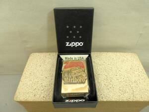 ZIPPO Marlboro ADVENTURE TEAM 21年製 真鍮製 オイルライター 約74.5ｇ 現状品 売り切り