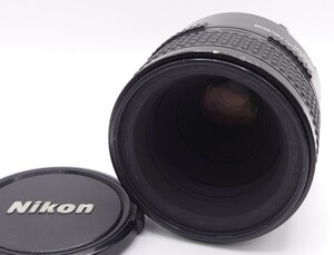 【B02-264】 Nikon AF MICRO NIKKOR 60mm 1:2.8 ニコン AF マイクロニッコール マクロレンズ 一眼レフ カメラレンズ 【KE449】
