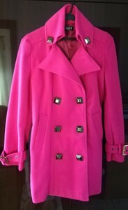 JIGGY　ピンク　コート　ジャケット　 Mサイズ　美品