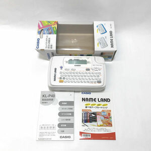 ■ CASIO カシオ ラベルライター ネームランド KL-P40 NAME LAND (0990014082)