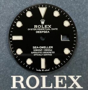 美品 純正品 126660 ディープシー シードゥエラー 文字盤 ロレックス ダイヤル ROLEX DEEPSEA SEA-DWELLER dial unused a
